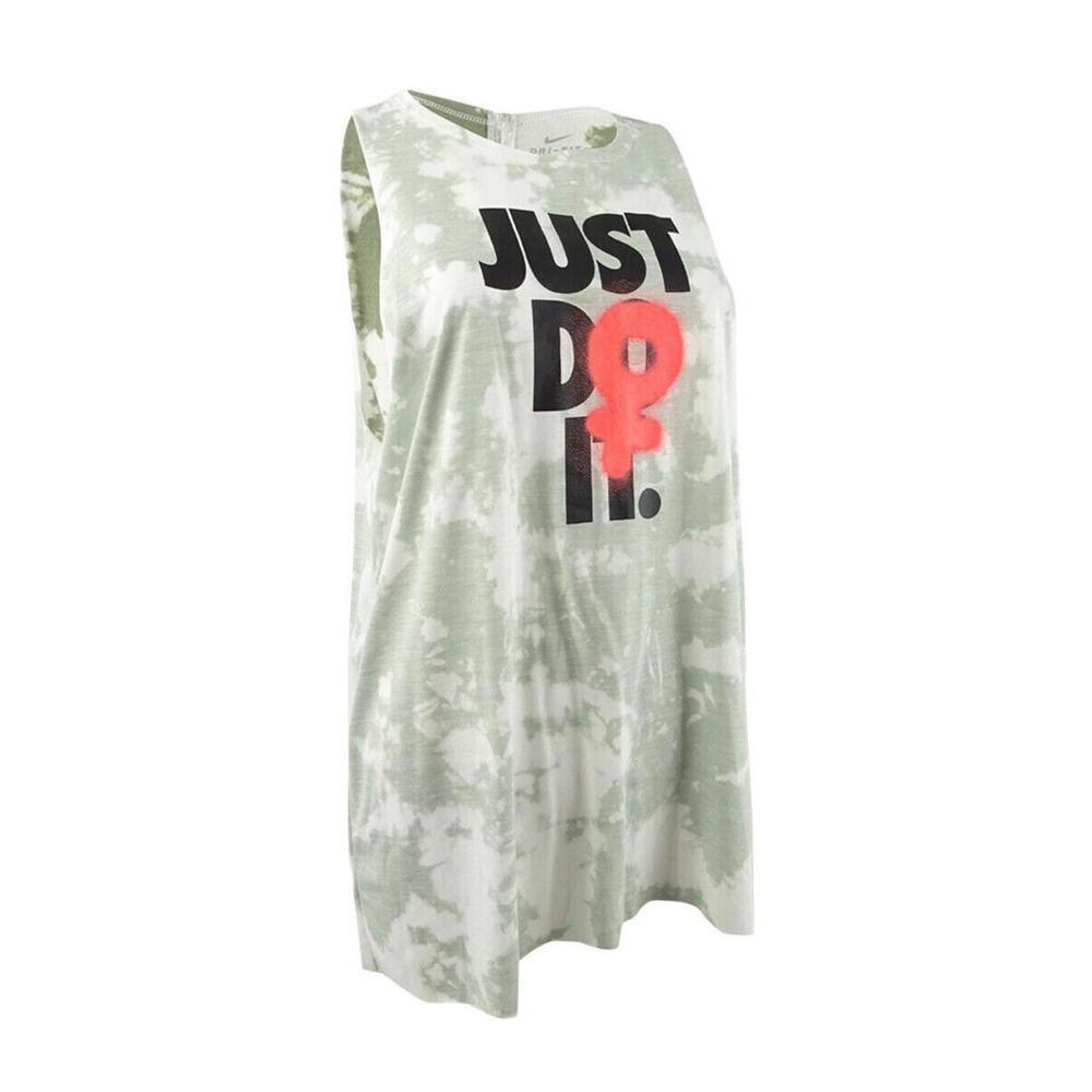 New Nike Women's Sportswear Womens Rebel Icon Clash Tie Dye Tank Top, Size:XL
